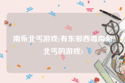 南帝北丐游戏(有东邪西毒南帝北丐的游戏)