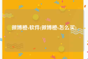 微博橙v软件(微博橙v怎么买)