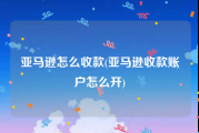 亚马逊怎么收款(亚马逊收款账户怎么开)