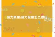 磁力聚星(磁力聚星怎么赚钱)