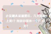 小主持人认证黄v
，兴趣认证通过后，几天能加上黄V？刚做自媒体一个月零3天？