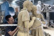 玻璃钢雕塑制作教程视频(大型玻璃钢雕塑的制作具体流程)