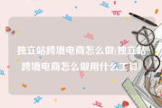 独立站跨境电商怎么做(独立站跨境电商怎么做用什么工具)