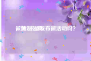 微博怎么黄v
，黄V不能发布微活动吗？