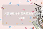 抖音流量池(抖音流量池怎么推送的)