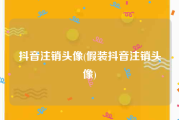 抖音注销头像(假装抖音注销头像)