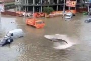 洪水短视频(河南洪水短视频)