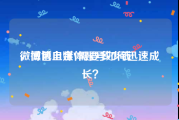 微博包上金V需要多少钱
，微博自媒体账号如何迅速成长？