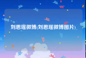刘思瑶微博(刘思瑶微博图片)