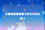 百家号怎么加黄v
，请问大家如何才能够快速加黄V？