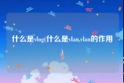 什么是vlog(什么是vlan,vlan的作用)