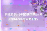 网红助手24小时自助下单app(网红助手24小时自助下单)