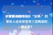 微博黄v购买平台
，你如何看待已经“加黄v”的某些人还经常性发三言两语的微头条？