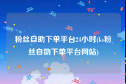 粉丝自助下单平台24小时(ks粉丝自助下单平台网站)