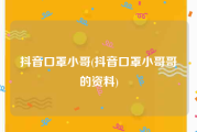 抖音口罩小哥(抖音口罩小哥哥的资料)