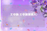 王中源(王中源哪里人)
