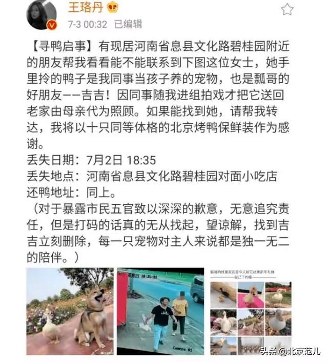 王珞丹连发两条“找鸭”微博冲上热搜，关于这件事你怎么看？