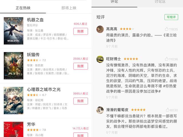 看电影用哪个APP买票最划算？