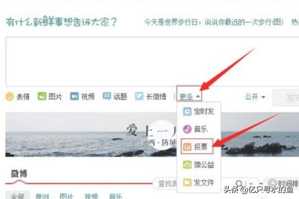 微博如何发起投票？