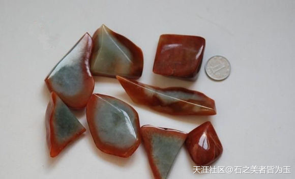 翡翠天然红、天然烧红、人工烧红的区别(转载)
