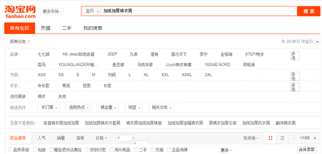 淘宝类目排名优化