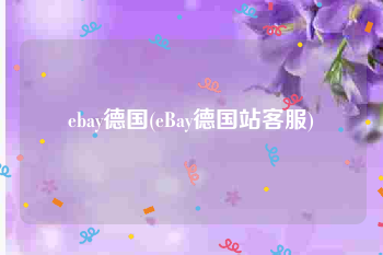 ebay德国(eBay德国站客服)
