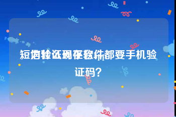 短信验证码平台app
，为什么现在软件都要手机验证码？