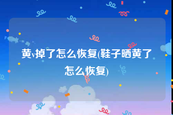 黄v掉了怎么恢复(鞋子晒黄了怎么恢复)
