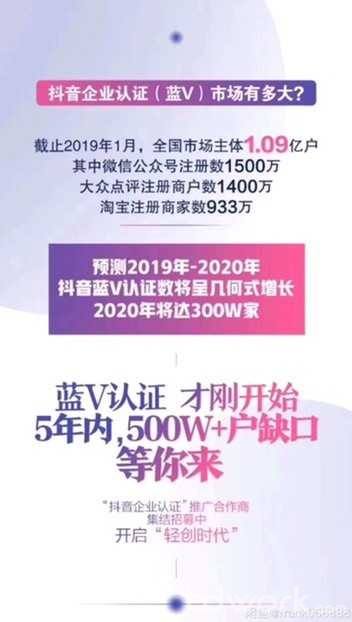 抖音蓝v有必要开通吗(抖音自己开通蓝V好开通吗)