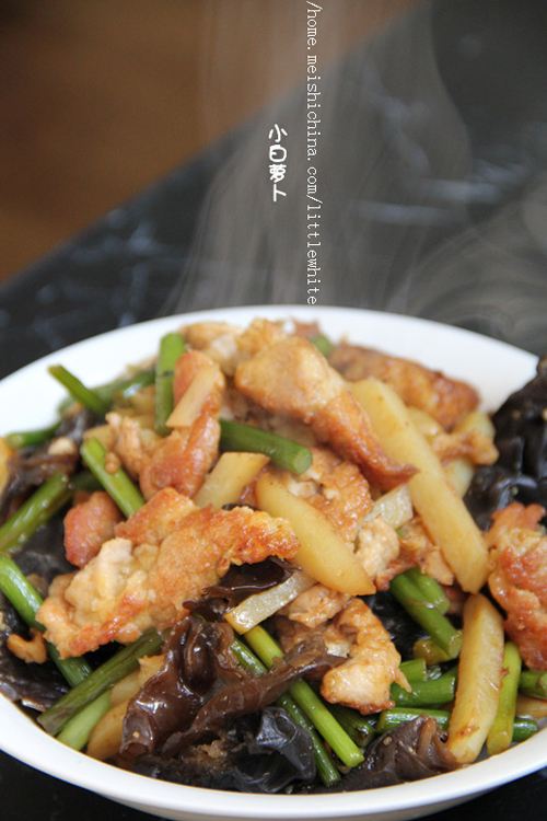 平定过油肉的做法视频(平定白菜过油肉正宗做法)
