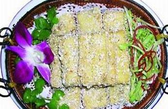 豆沙茄排的做法视频(小吃炸茄排的做法大全)