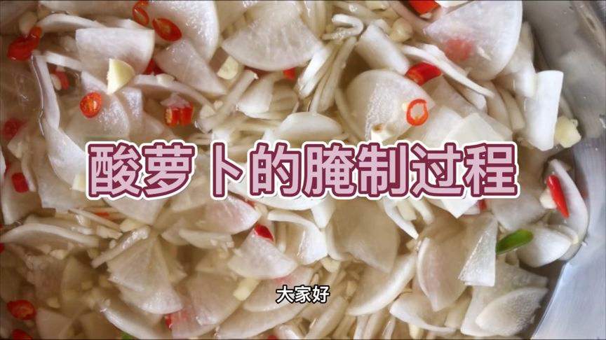 脆萝卜制作视频(脆萝卜的做法大全集)