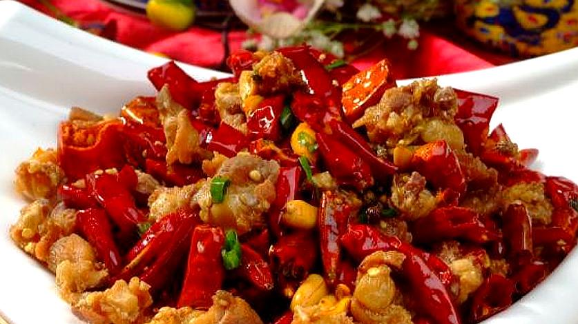干嘣鸡的做法视频(干煸鸡胗的做法大全)
