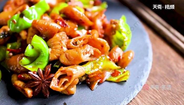尖椒炒大肠的做法视频(尖椒炒大肠的做法视频大全)