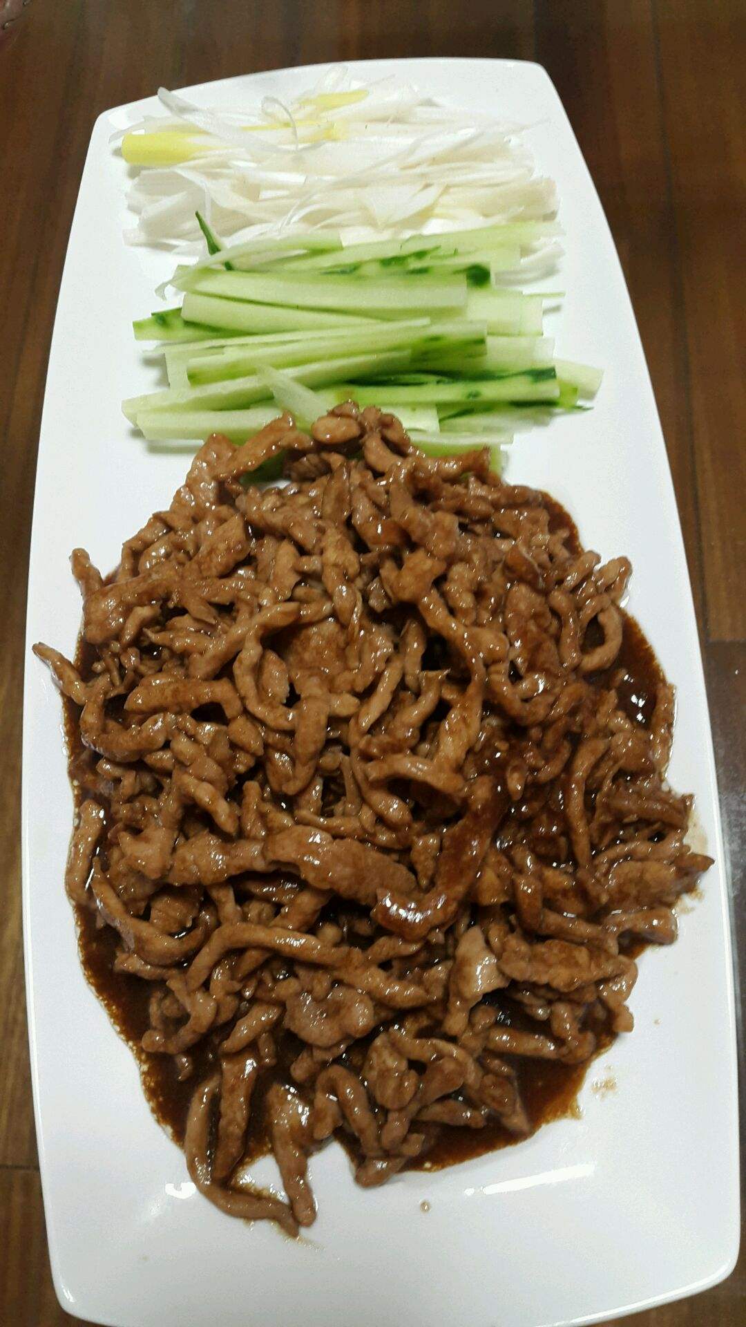 包含川味京酱肉丝的做法视频的词条